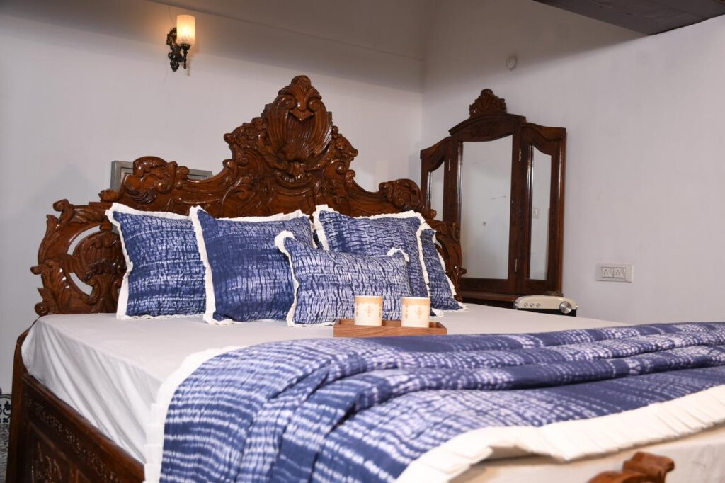 Blue Shibori Percale Cover